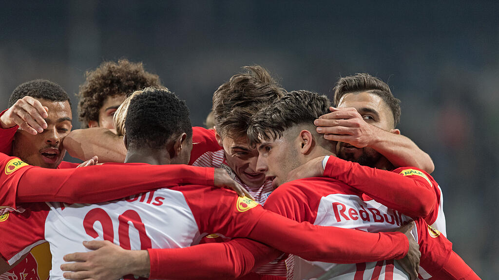 red bull Salzburg, Fußball, jubel, SB