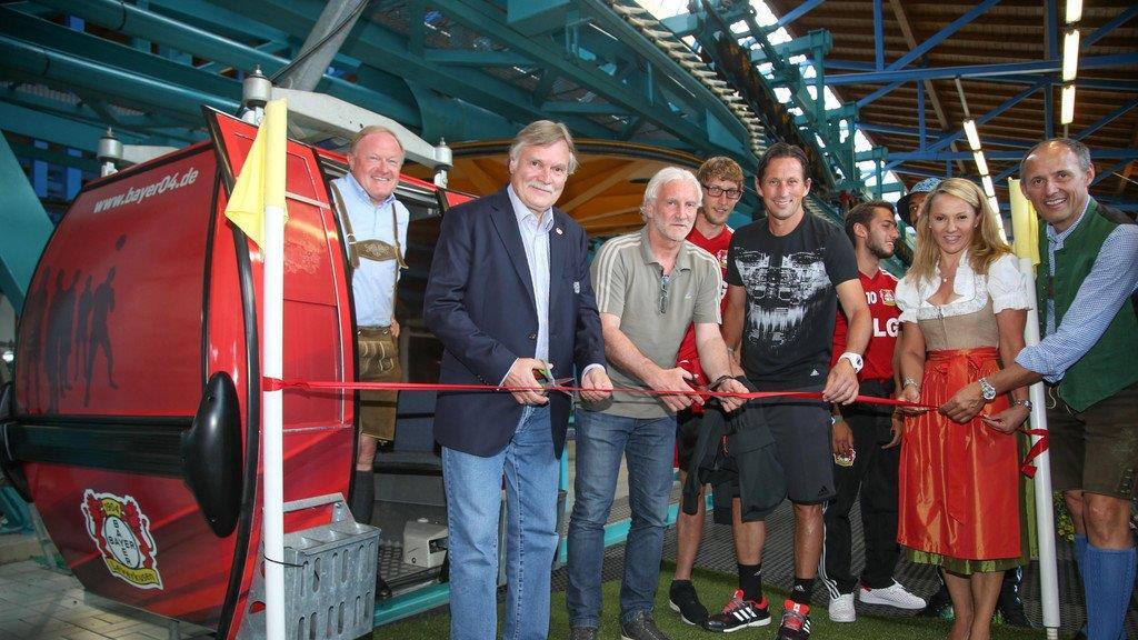 Schmidt mit Bayer Leverkusen in Zell am See