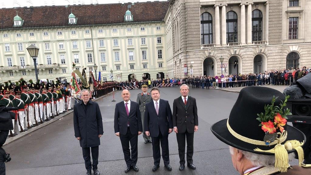 Salzburger Schützen in Wien
