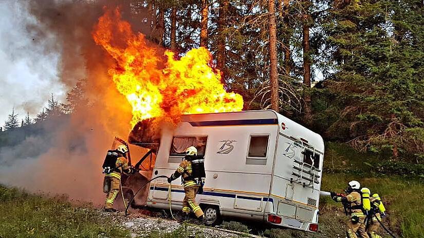 Wohnmobil-Brand St. Michael