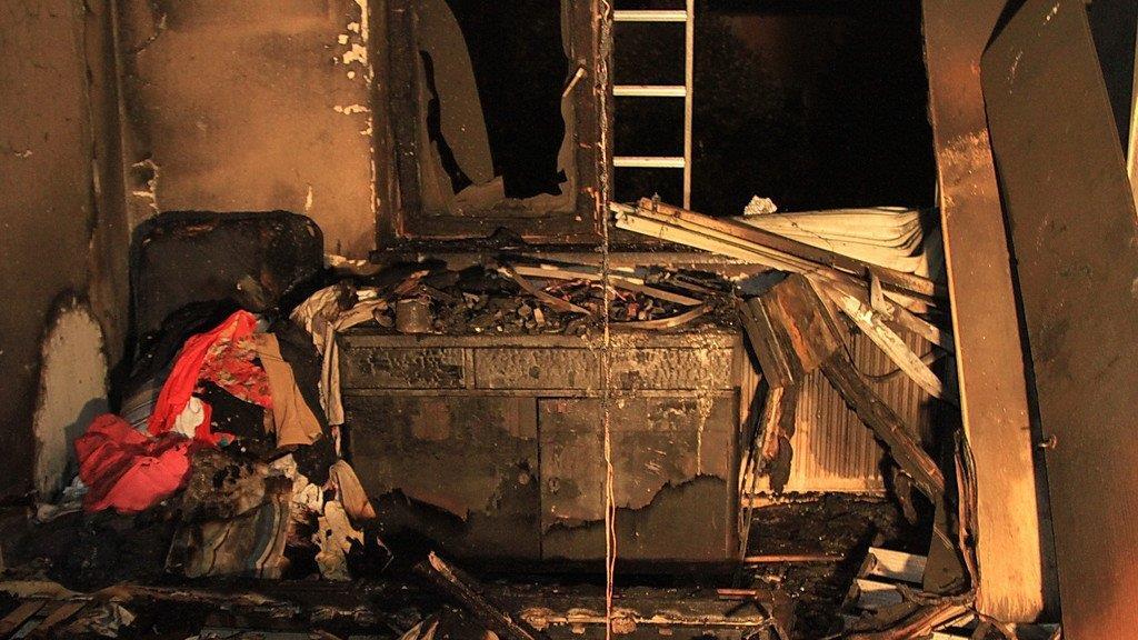 Bilder vom Brand im Quellenweg