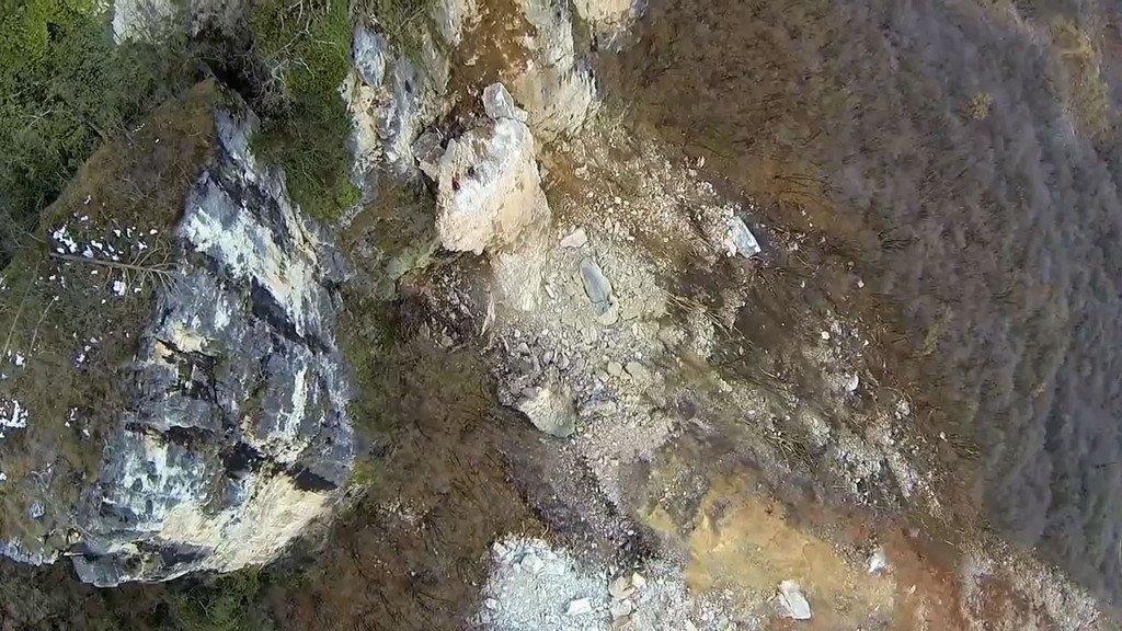 Südtirol: Felssturz in Rungg in Tramin - spektakuläre Luftaufnahmen