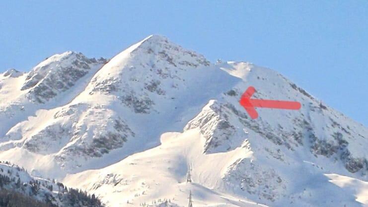 Freerider in Bergnot in Bad Gastein