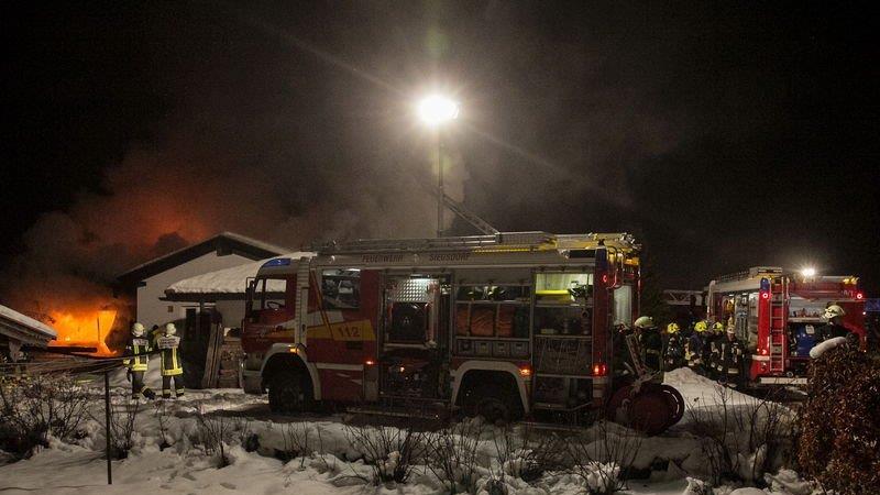 Wohnhaus in Brand