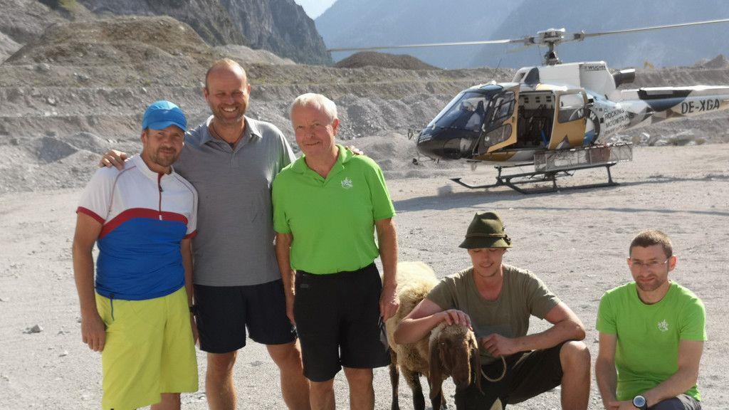 Verletztes Schaf aus Tennengebirge gerettet