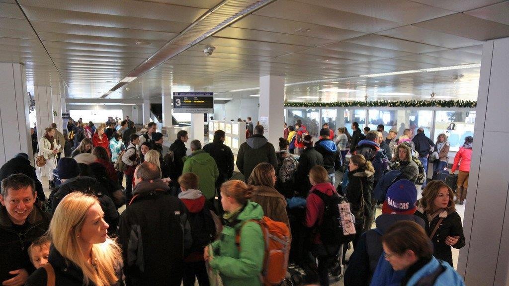 Hochbetrieb am Flughafen