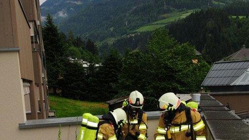 Brandübung in betreutem Wohnheim