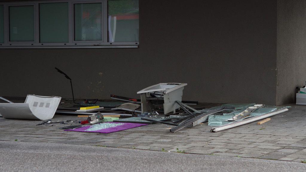 Bankomat in Eugendorf gesprengt Juli 2017