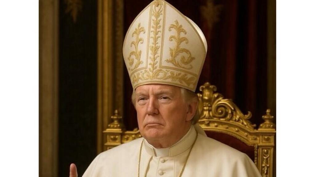 Trump als Papst