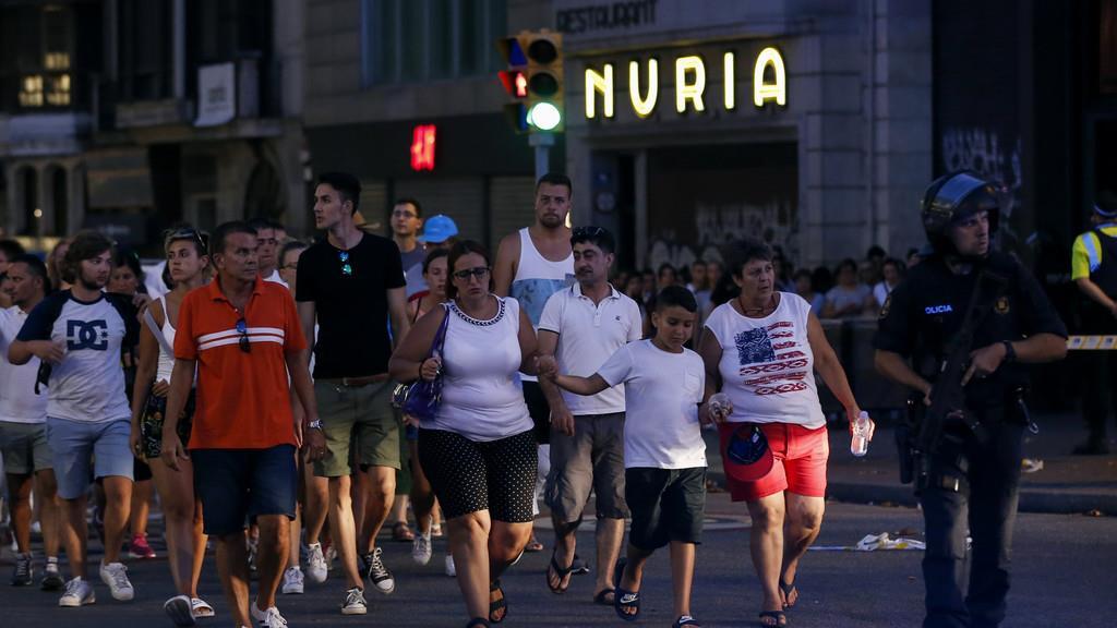 Terror in Barcelona: Bilder vom Abend