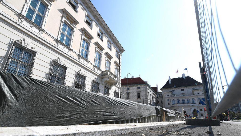 Baustelle vor Bundeskanzleramt gestoppt
