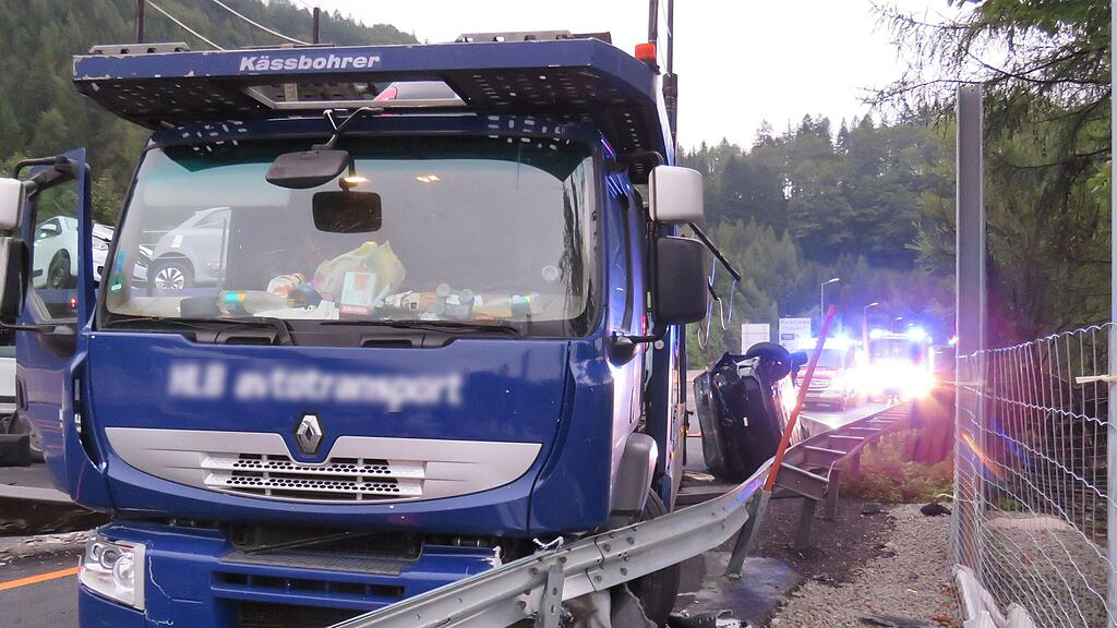 Unfall Lkw A10 Pfarrwerfen