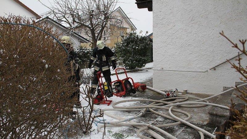 Kellerbrand in Freilassing