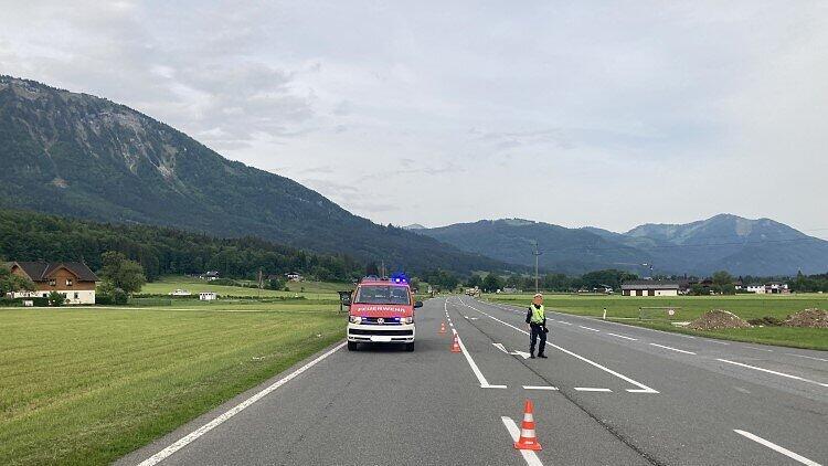 Auffahrunfall B158 in Strobl