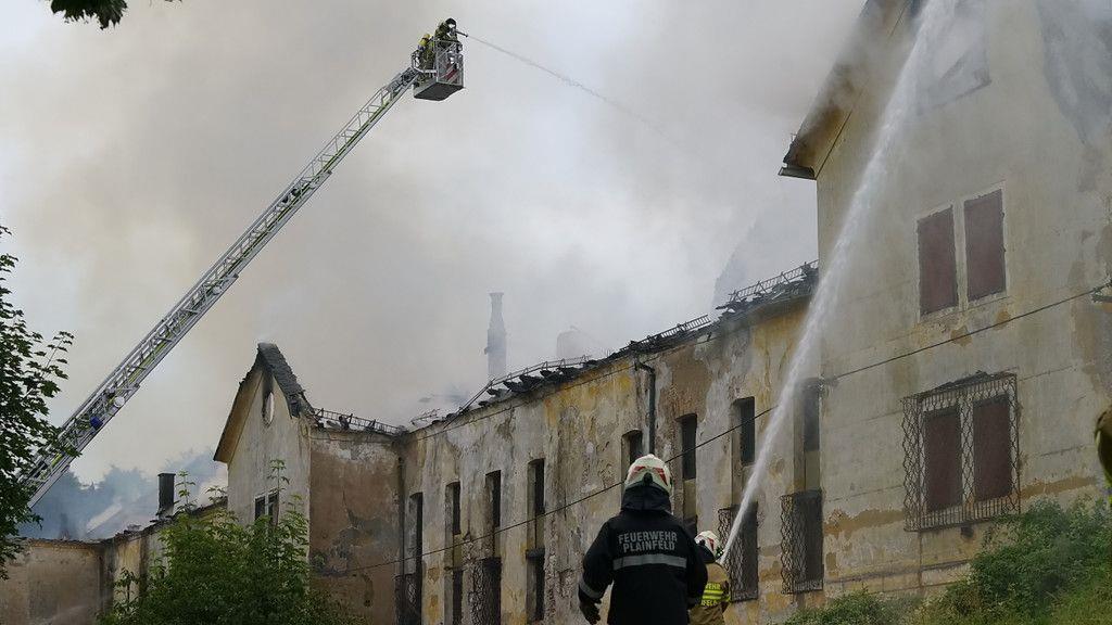 Brand beim Gut Guggenthal