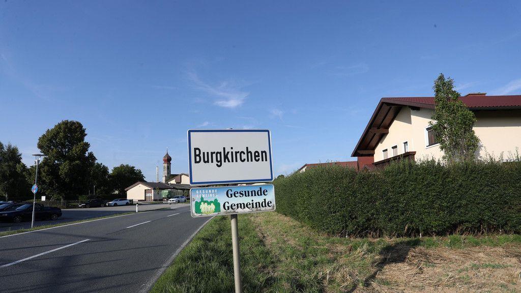 Unfallstelle in Burgkirchen