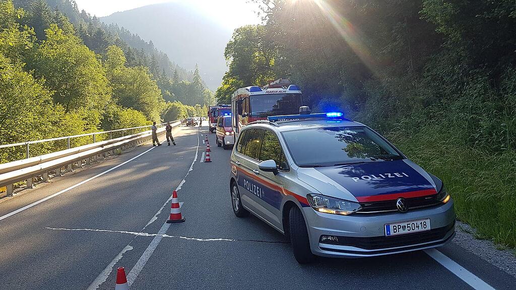Motorradunfall in Maria Alm