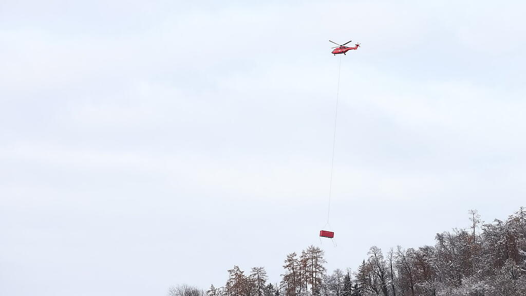 Transportflüge Kapuzinerberg