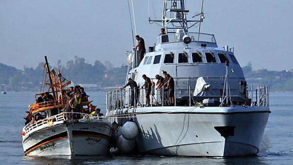 Immer öfters erreichen Flüchtlingsboote Italien