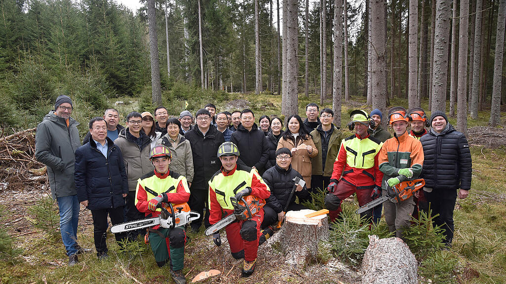 China-Delegation in LFS Tamsweg