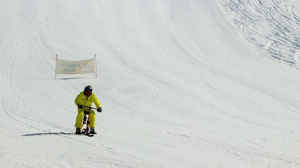 Snowbike-Rekordversuch in Obertauern