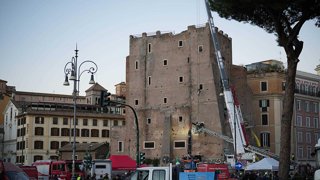 Arbeiter stirbt bei Einsturz von Mittelalter-Turm in Rom