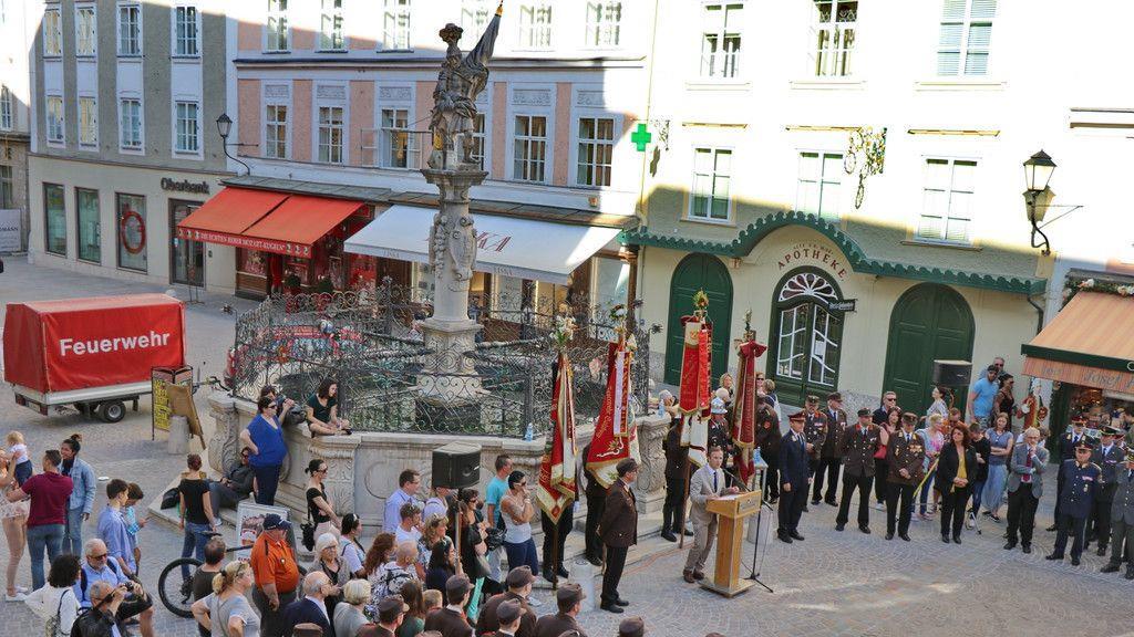 Florianifeier in der Stadt Salzburg