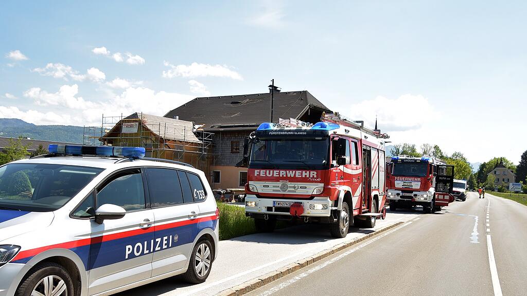 Gasflaschenbrand in Grödig