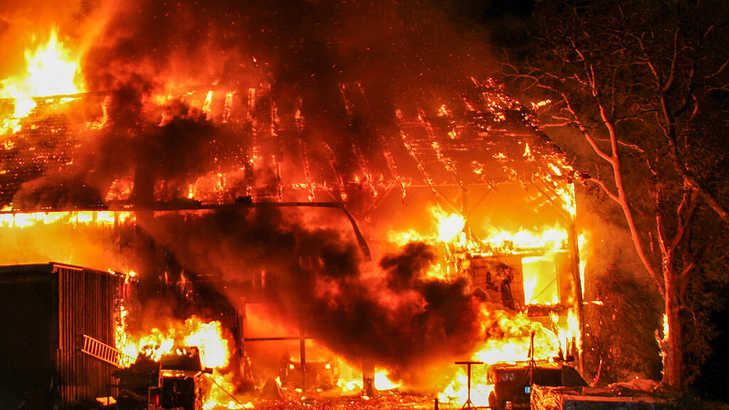 Brand in Göming