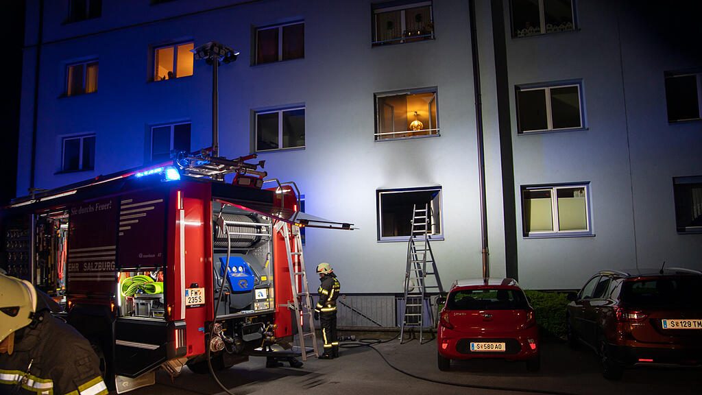Brand-Alarm in Liefering