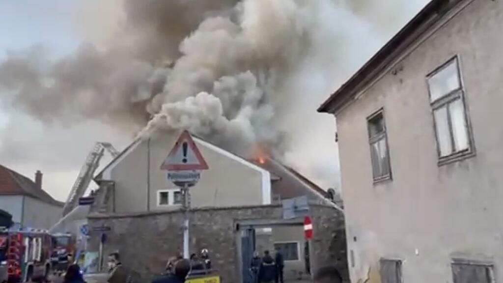 Brand im Zentrum von Perchtoldsdorf