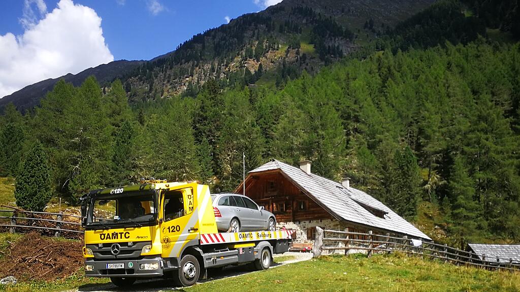 Pannenhilfe auf Alm im Lungau