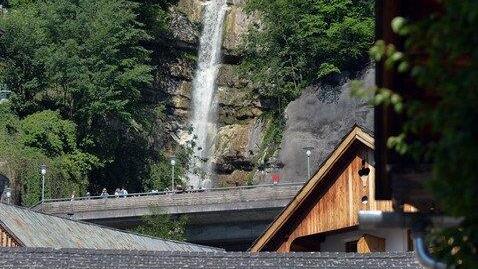 Hochwasser in Hallstatt
