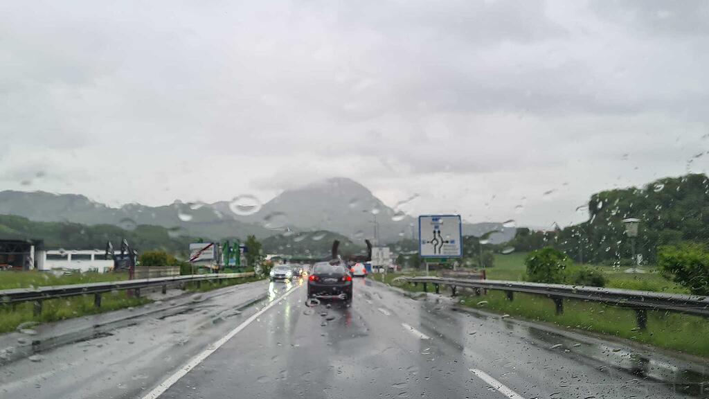 Stau im Flachgau