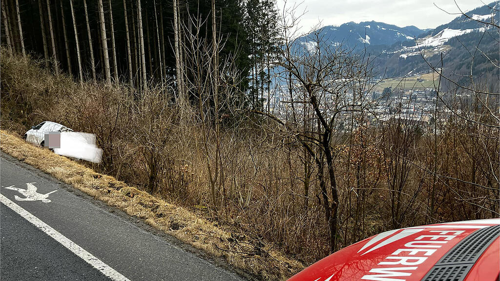 Fahrzeug-Absturz in Bischofshofen