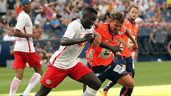 Salzburg dominierte, kam aber selten gefährlich vor das WAC-Tor
