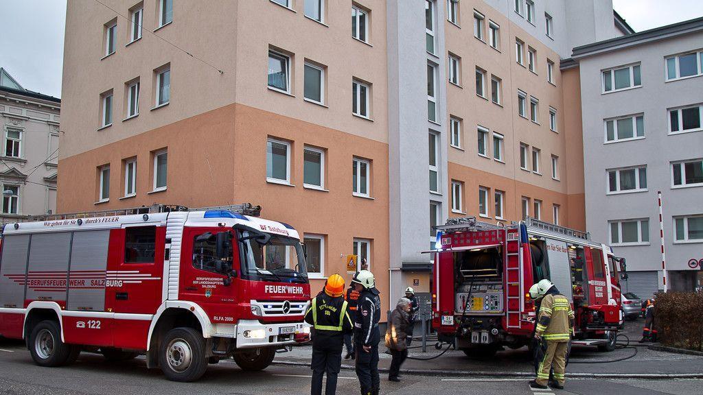 Kellerbrand in der Paracelsusstraße