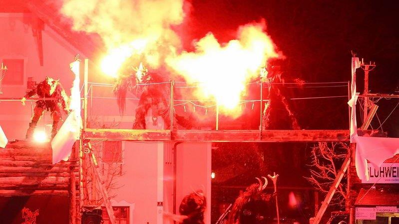 Krampusse in Niederalm