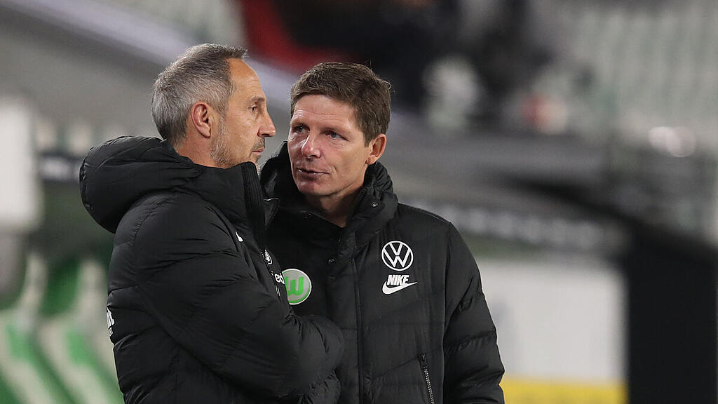Oliver Glasner (r) wird in Frankfurt Nachfolger von Adi Hütter (l)