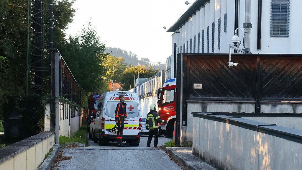 Brand im Polizeianhaltezentrum