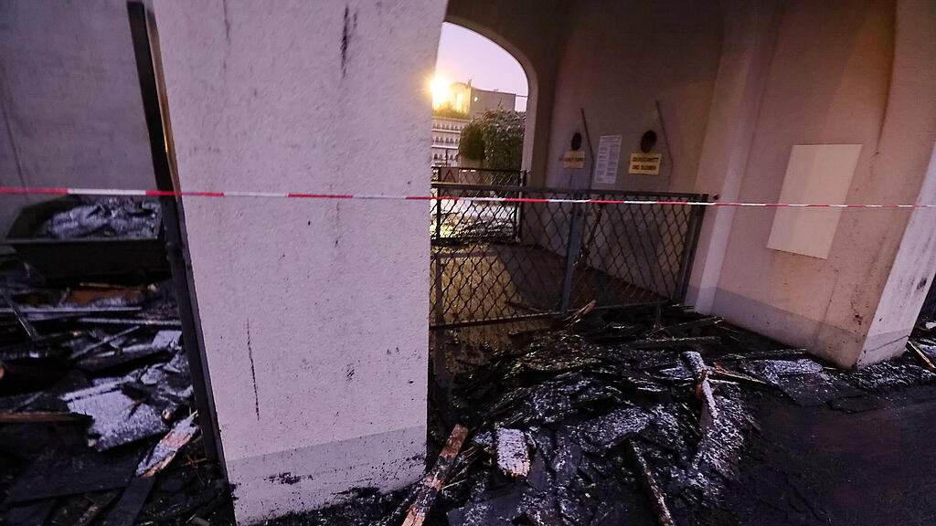Brand auf Friedhof Puch