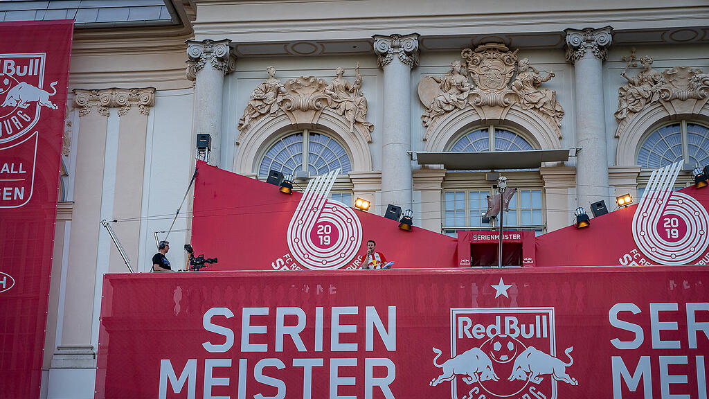 Red Bull Salzburgs Meisterfeier I