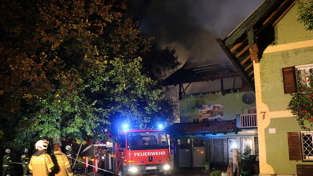 Großbrand Pfongau