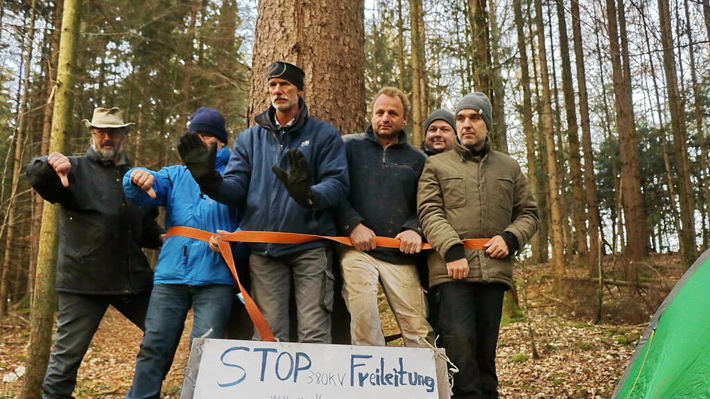 380-kv-leitung, widerstand, gegner, protest, bad vigaun