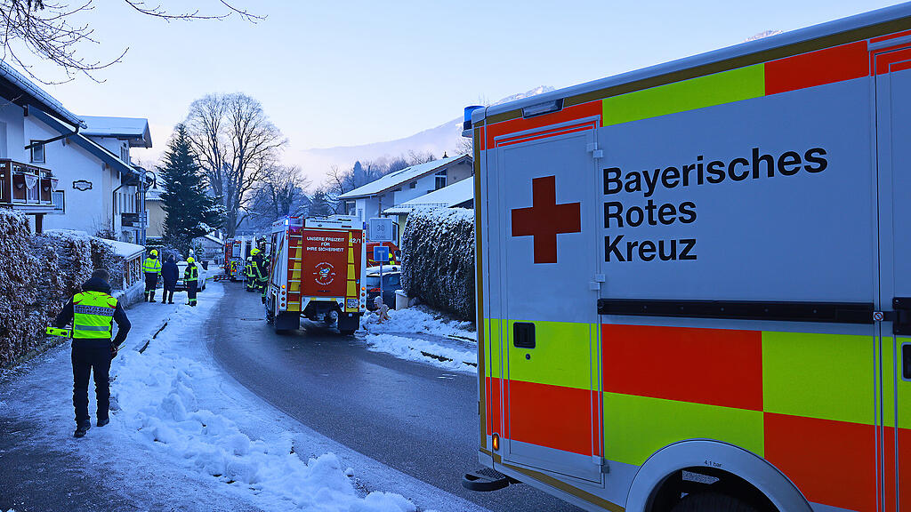 Gästehaus-Brand in Bayerisch Gmain