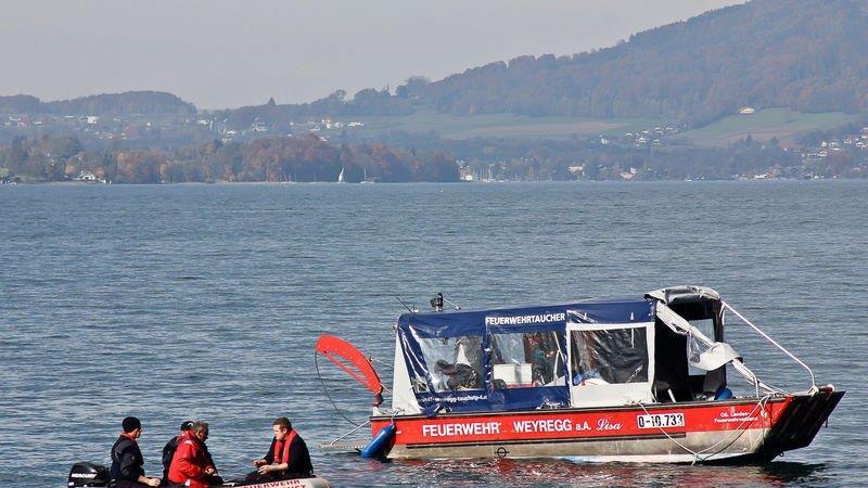 Großeinsatz am Attersee