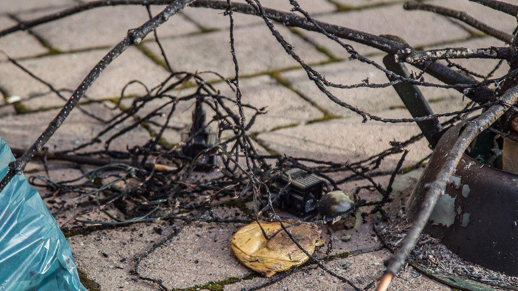 Christbaumbrand im GSWB-Gebäude