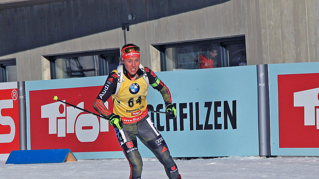 Dahlmeier bei Biathlon-WM 2017 in Hochfilzen