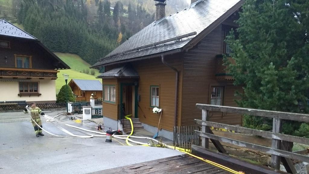 Hochwasser: Situation in Muhr
