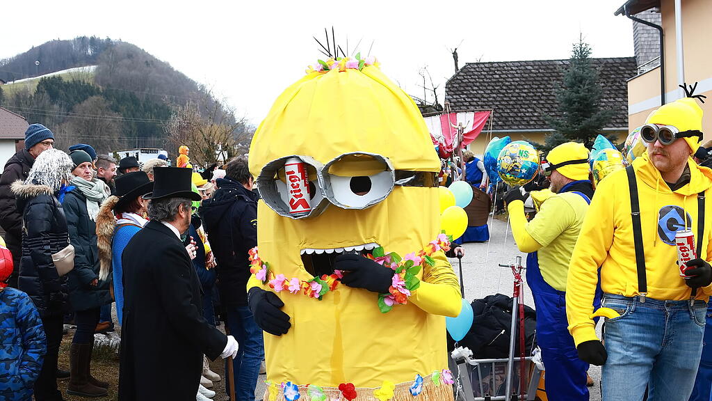 Faschingsumzug der Trachtenmusikkapelle Elsbethen